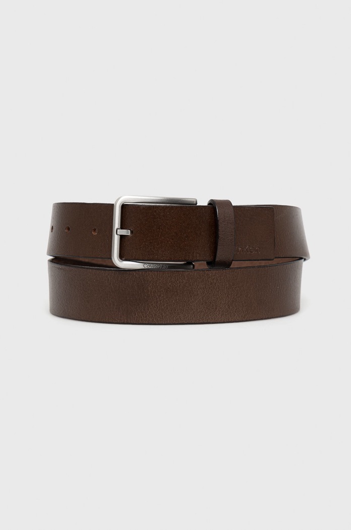 Calvin Klein pasek skórzany brązowy K50K509654.9BYY
