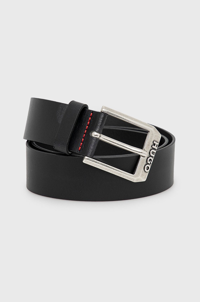 HUGO curea de piele Gelio-C_Sz40 negru 50480441