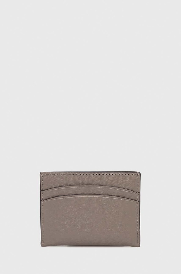 Kožené pouzdro na karty Tory Burch 84070.082 šedá AA00