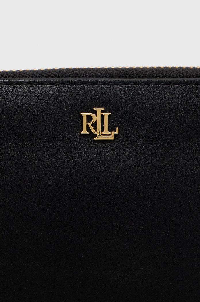Doplňky Kožená peněženka Lauren Ralph Lauren 432876730003 černá