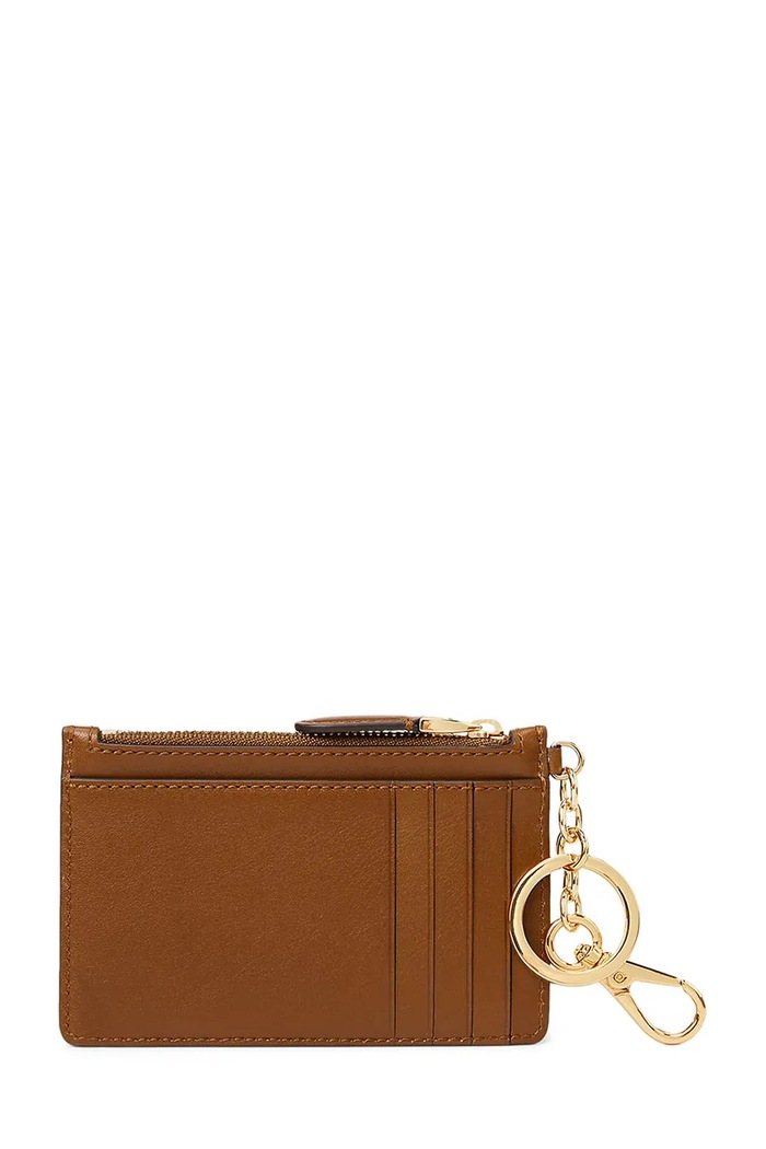 Lauren Ralph caracasă din piele 432876731001 maro AW22