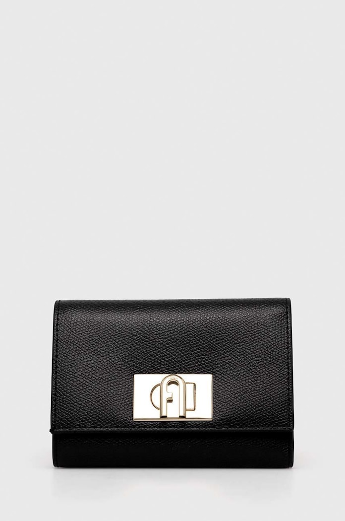 Kožená peňaženka Furla usňová koža čierna WP00225.ARE000.ARES