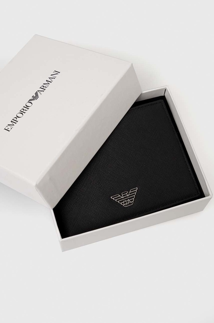 Emporio Armani pénztárca fekete Y4R165.Y138E