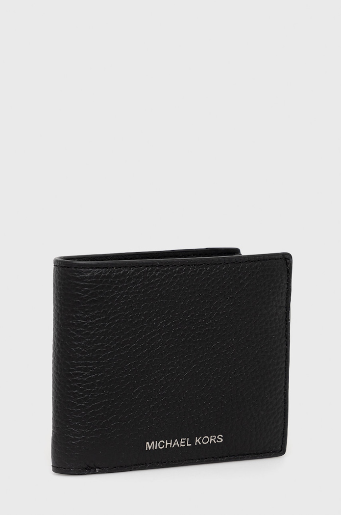 Δερμάτινο πορτοφόλι Michael Kors 39S0LHDF1L μαύρο AA00