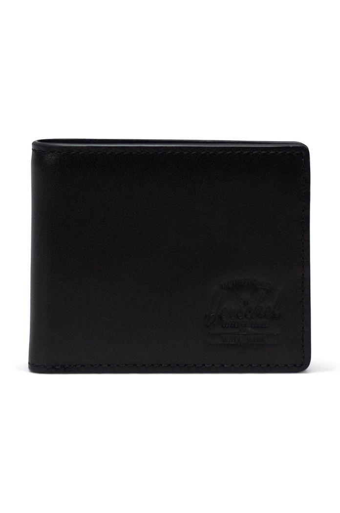 Herschel portfel skórzany skóra licowa czarny 11151.00001.OS