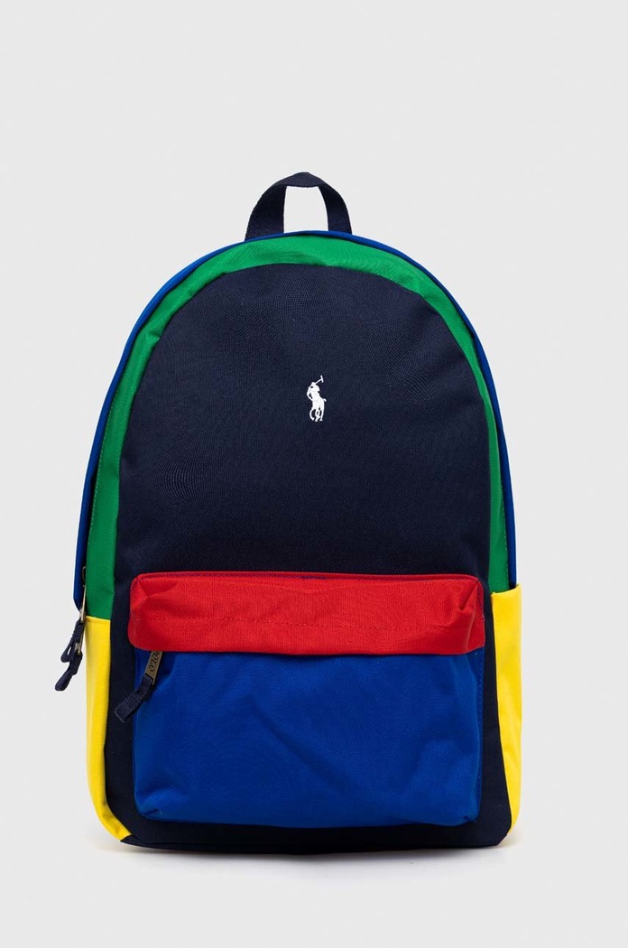 Παιδικό σακίδιο Polo Ralph Lauren υφασμάτινο πολύχρωμο 9AR047.444911638005
