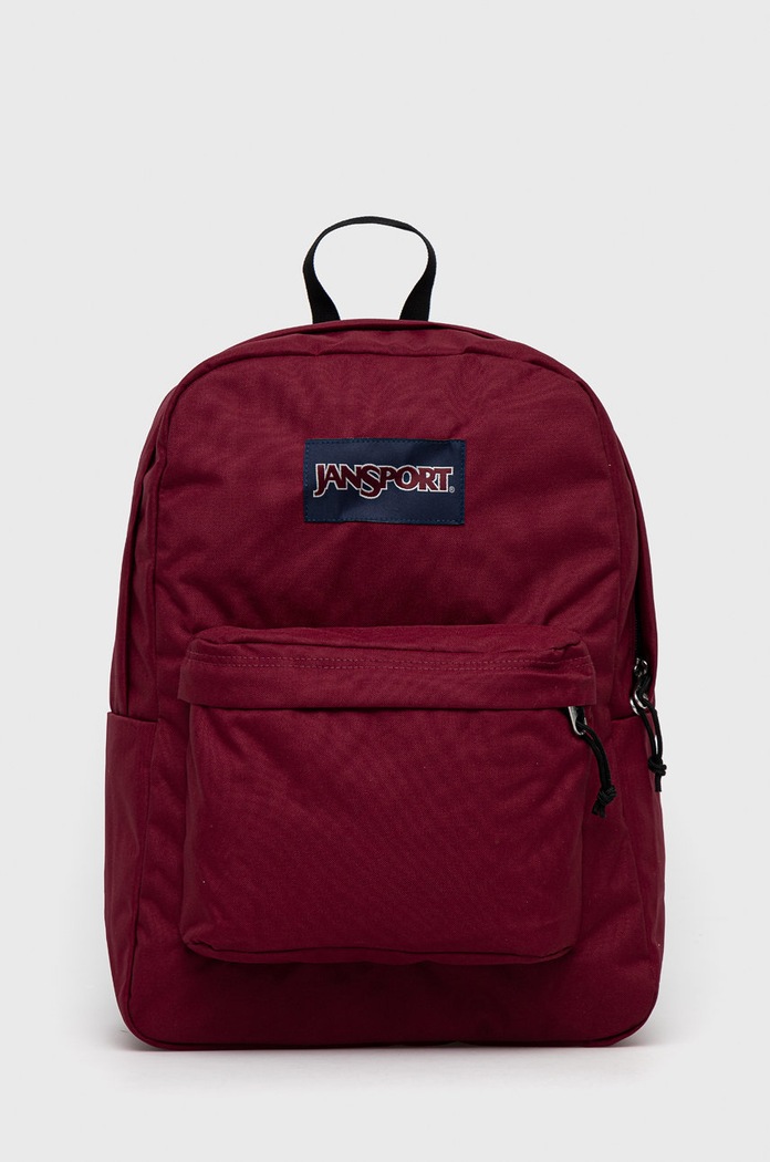 Ruksak Jansport jednofarebný burgundské EK0A5BAGN621