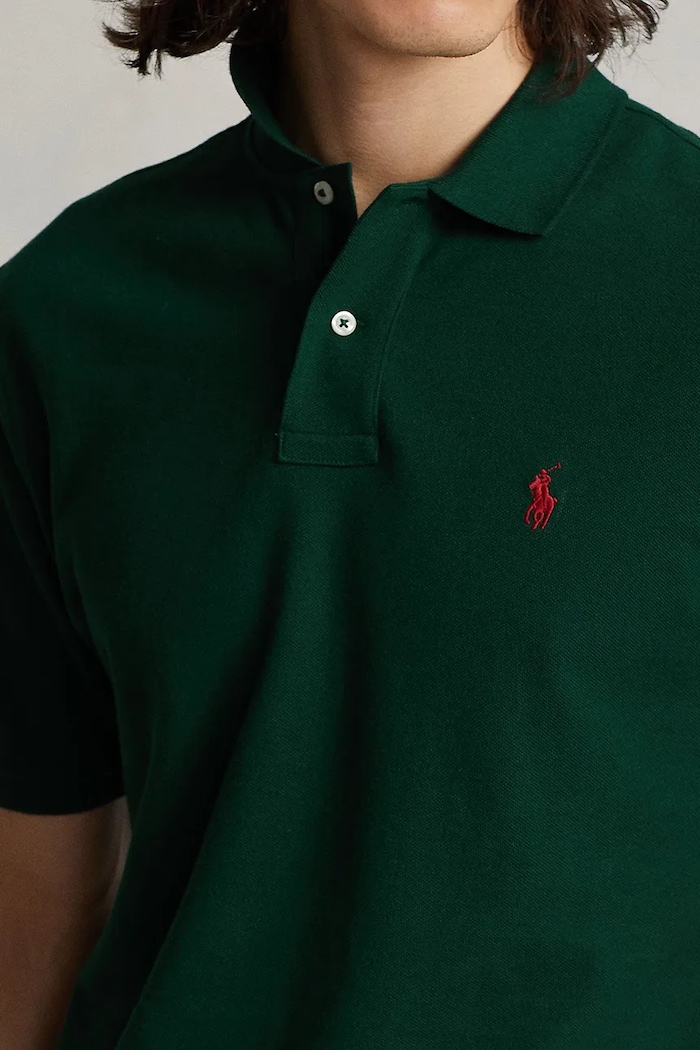 Polo Ralph Lauren polo bawełniane 710795080018 zielony 710795080018