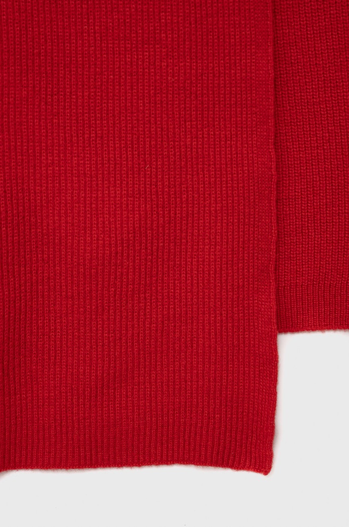 Šál s prímesou vlny United Colors of Benetton 1035EU008.219 červená AW22