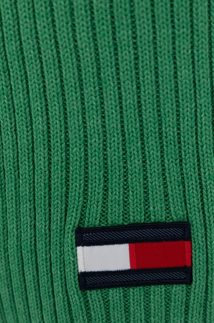Dětská šála Tommy Hilfiger AU0AU01567.9BYY zelená AW23