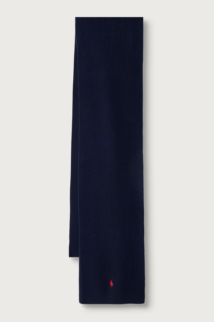 Polo Ralph Lauren Fular pentru bărbați din lână bleumarin 710886136002