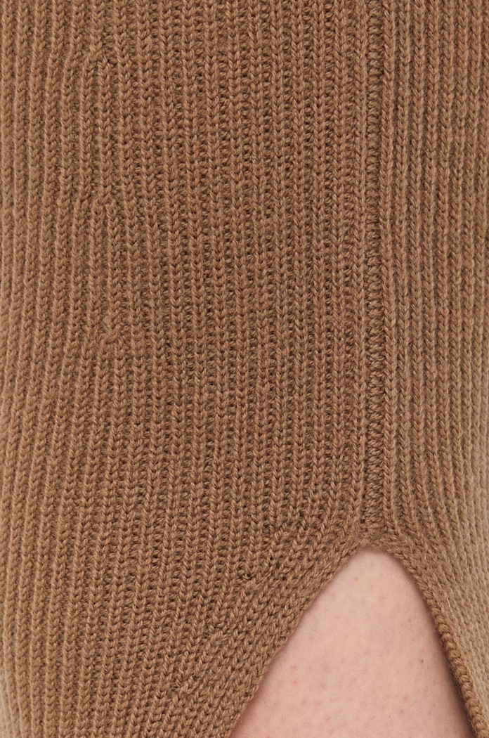 Шерстяная юбка Max Mara Leisure коричневый 33060126600