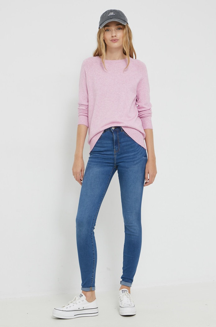 Noisy May jeansi 27021075.MediumBlue albastru AW22