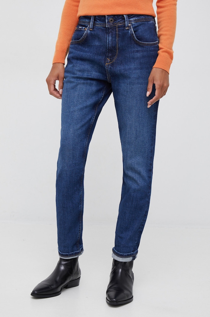 Pepe Jeans jeansy VIOLET Planet friendly granatowy PL204176VR6.000