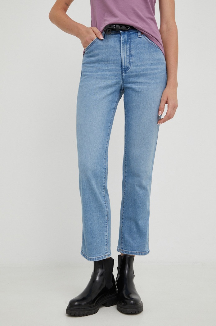 Wrangler jeansy W2H2U8Z24 fioletowy AW22