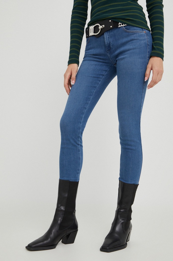 Wrangler jeansy Planet friendly niebieski W28KAEX11