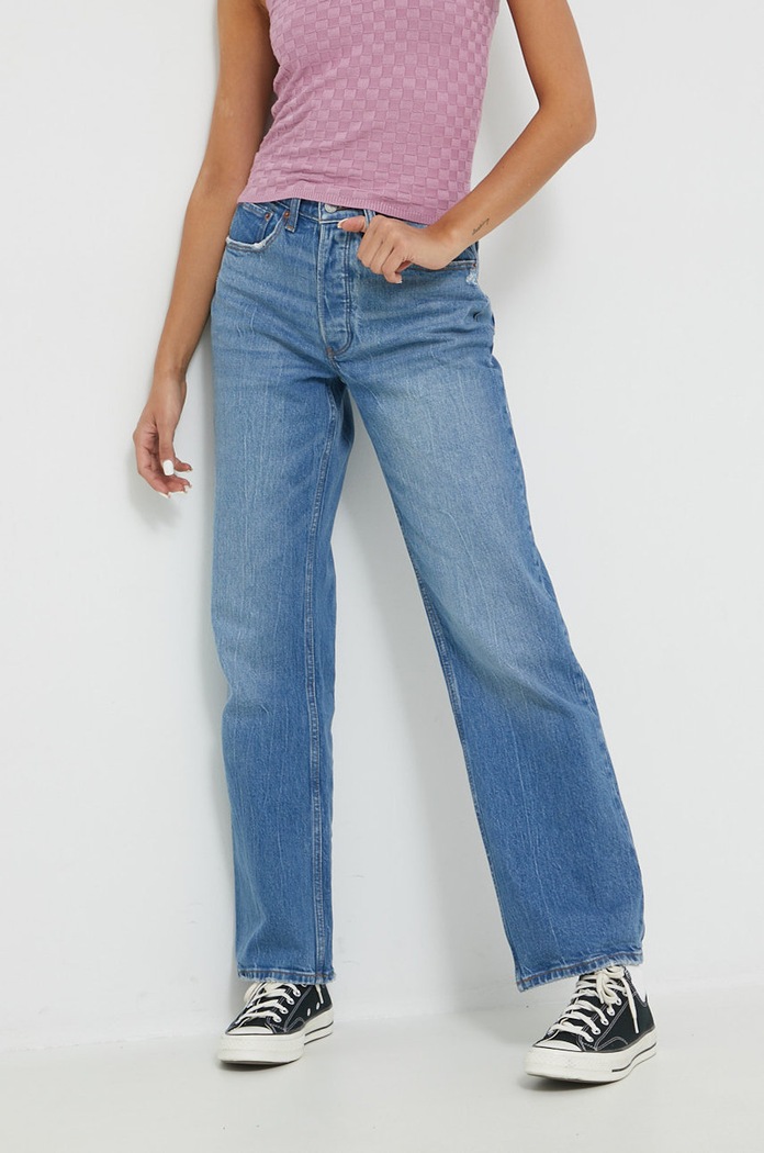 Abercrombie & Fitch jeansy niebieski KI155.2844.278