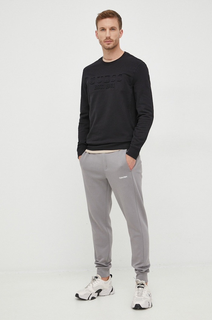 Tepláky Calvin Klein K10K109940.9BYY šedá SS25