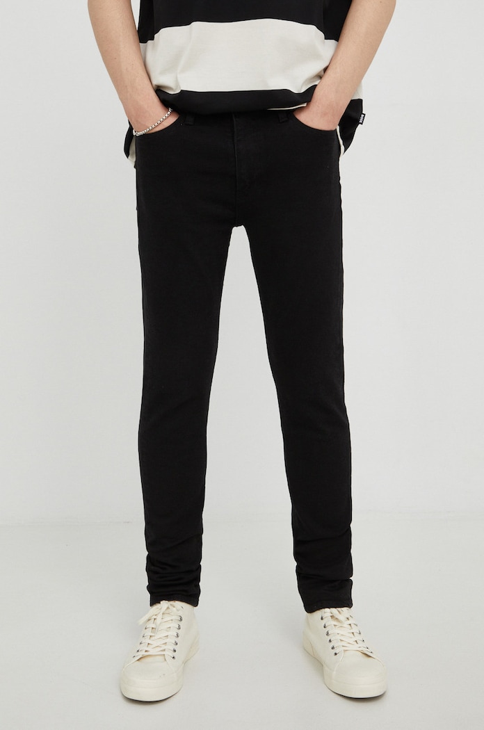 Τζιν παντελόνι Levi's 510 Skinny μαύρο 05510.1129