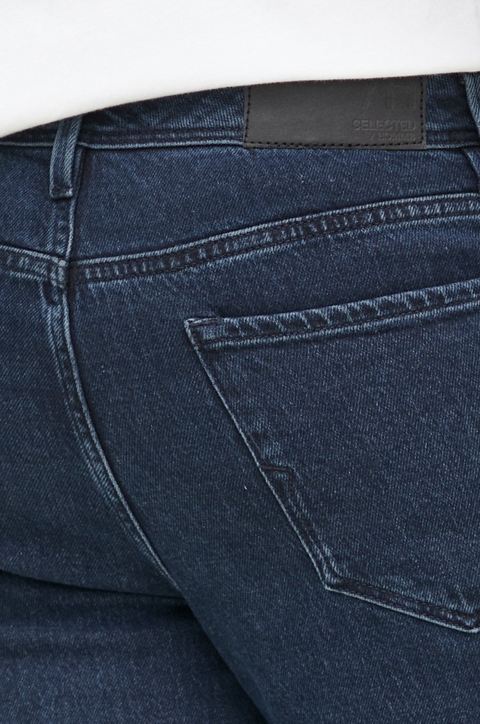 Selected Homme jeansy granatowy 16085873.BlueBlackD