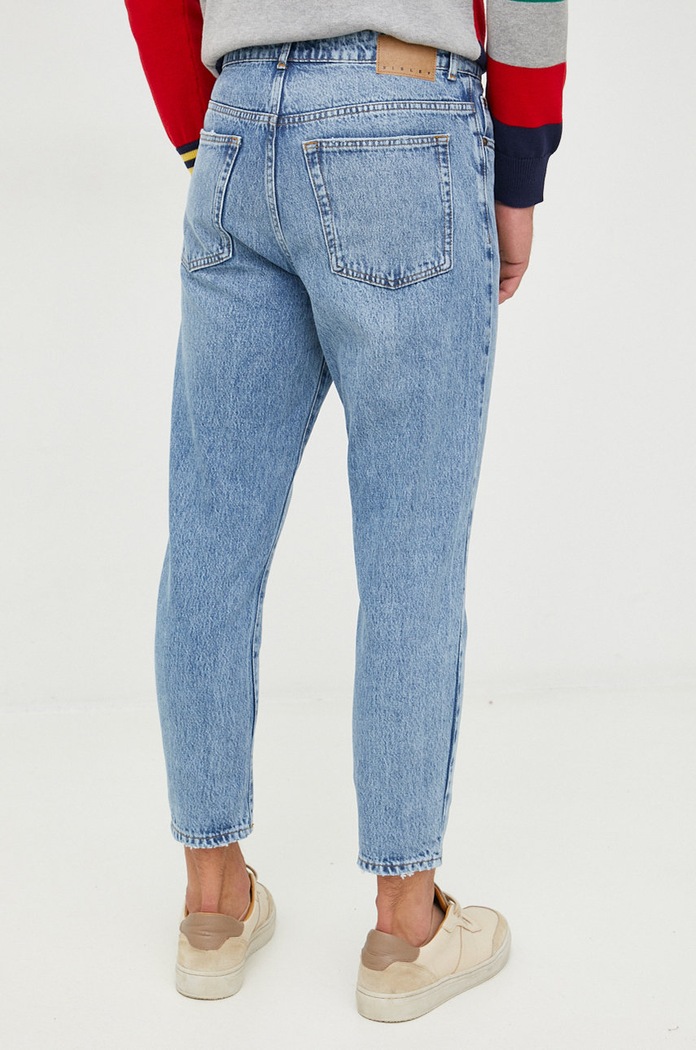 Odzież Sisley jeansy 497SSE01A.902 niebieski