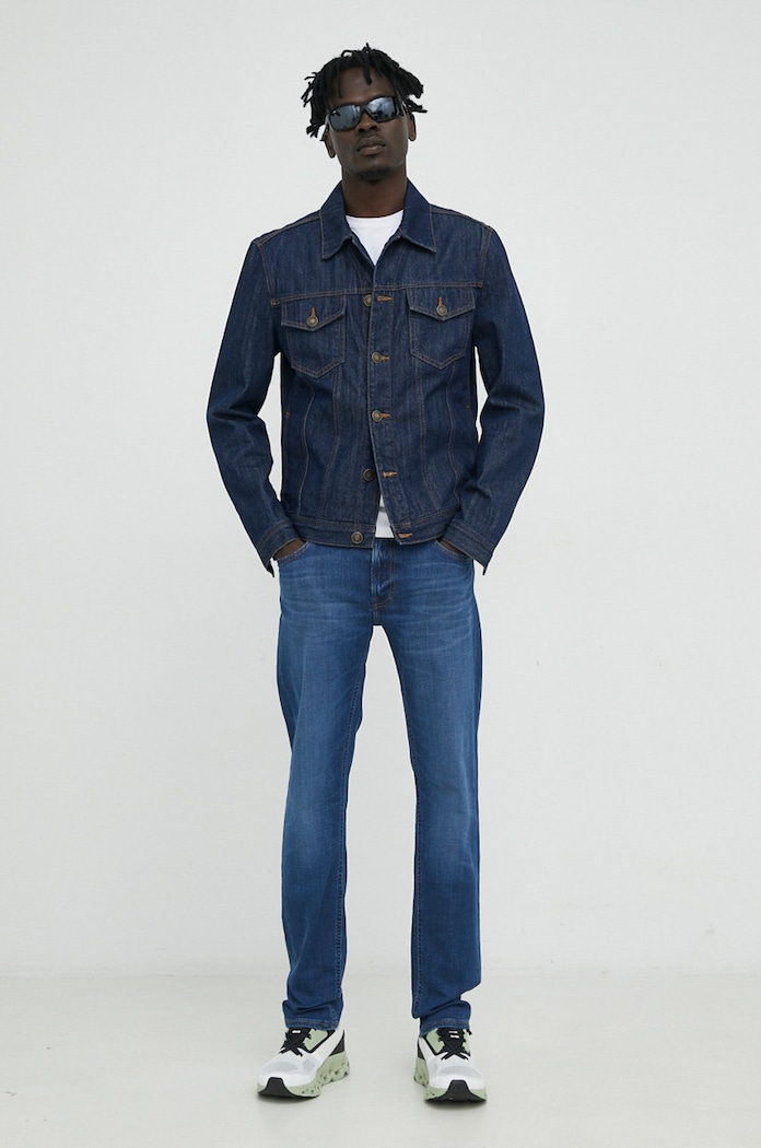 Lee jeansy Daren Zip Fly Blue Iris L707NLFF granatowy AW22