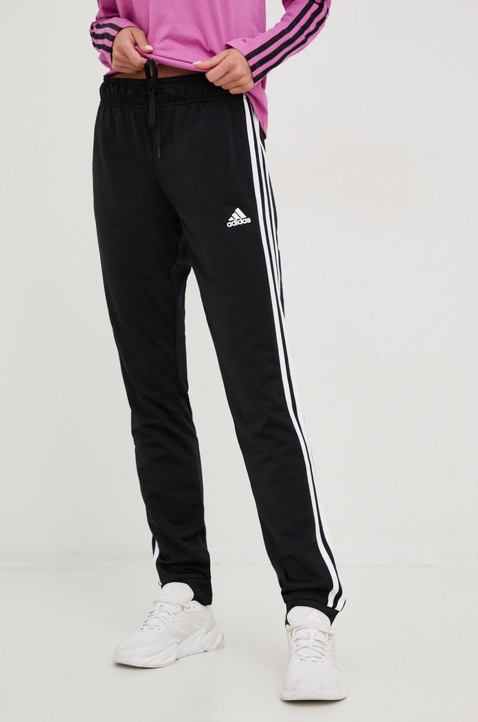 adidas spodnie dresowe dzianina czarny H48447