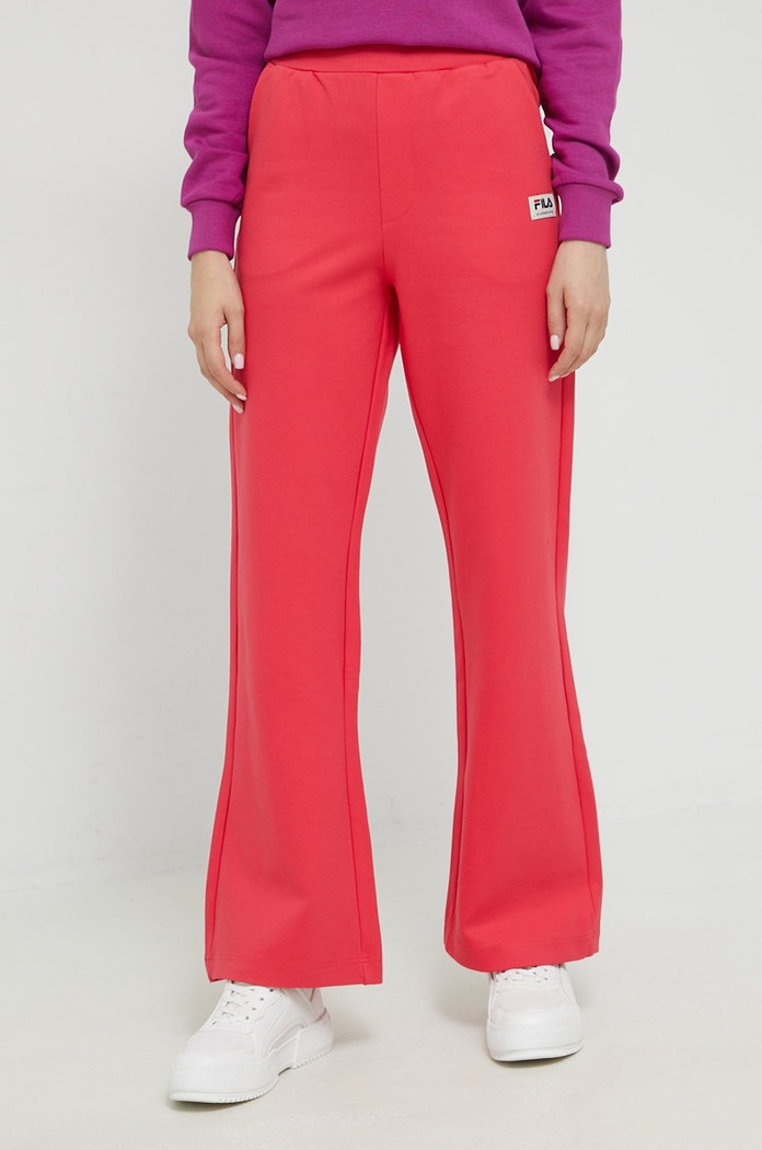Fila pantaloni de trening tricotaj portocaliu FAW0237