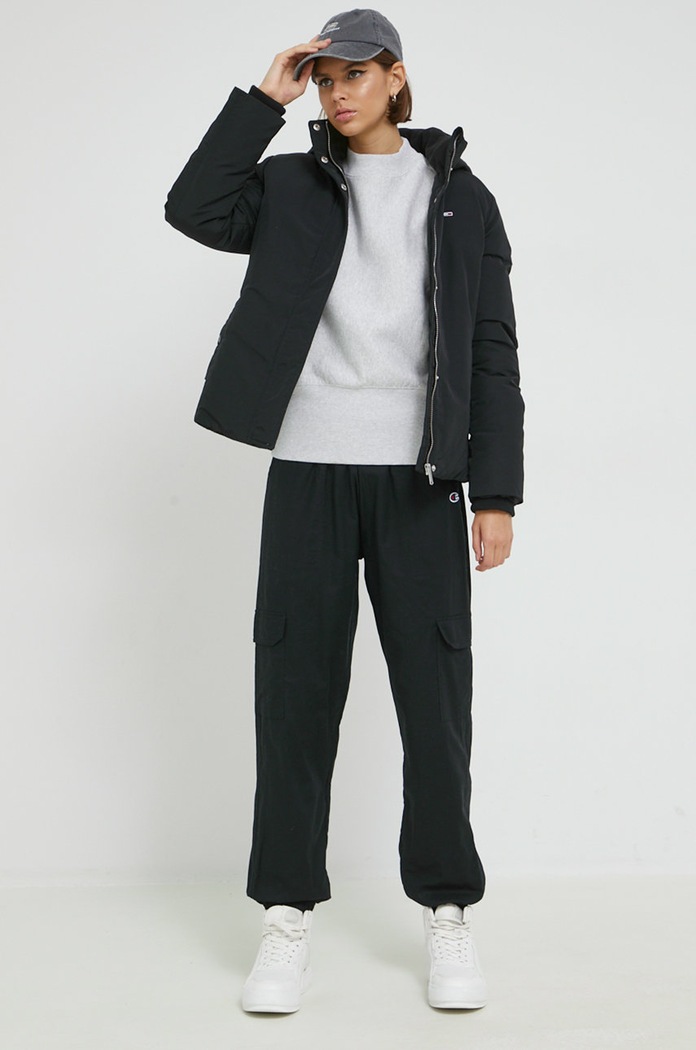 Champion spodnie tkanina czarny 115493