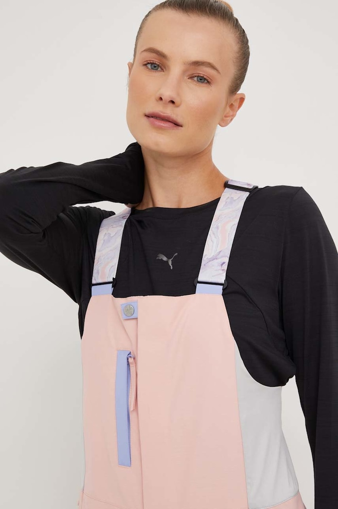 Παντελόνι σνόουμπορντ Roxy Chloe Kim ERJTP03197 ροζ AW22