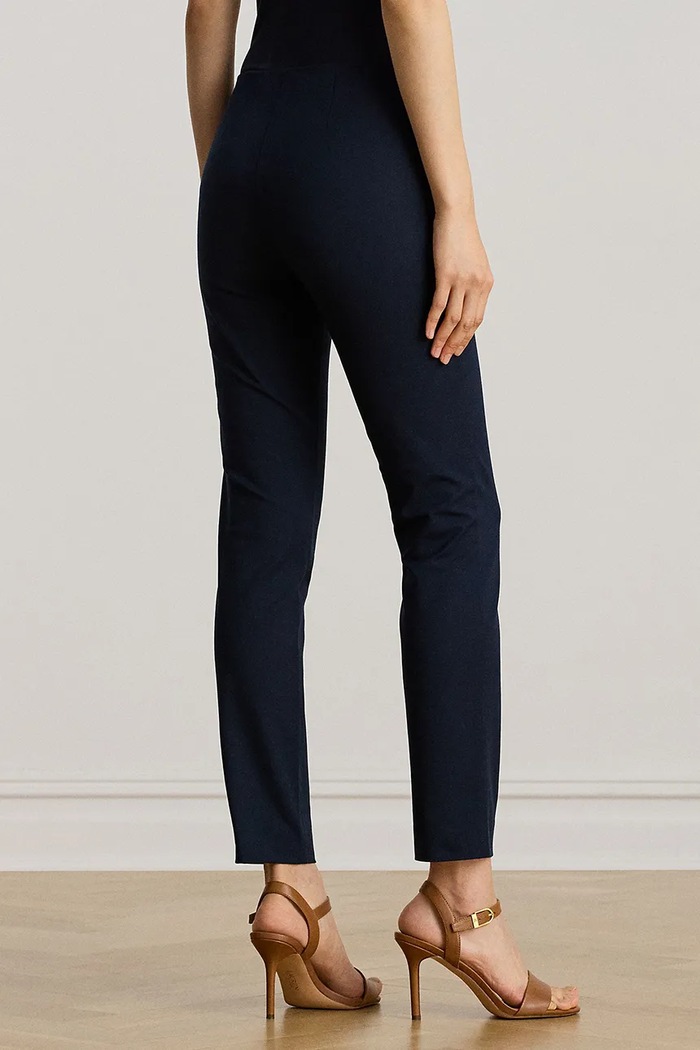 Hlače Lauren Ralph Lauren 200631310022 mornarsko plava AW25