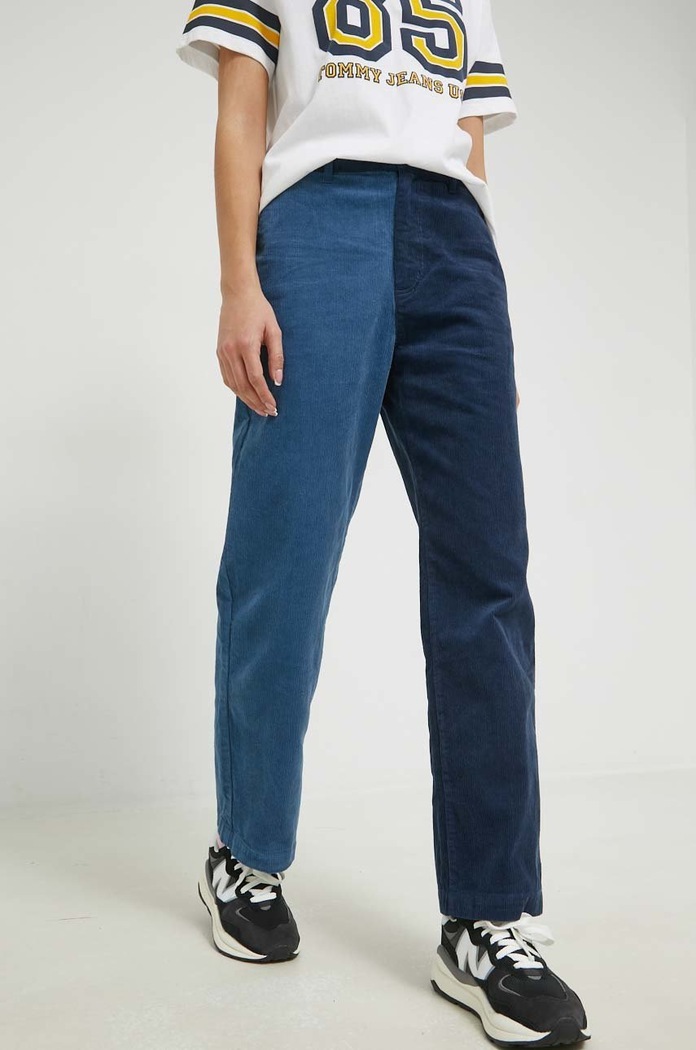 Brixton pantaloni de catifea cord 04226.JBNVY bleumarin AW22