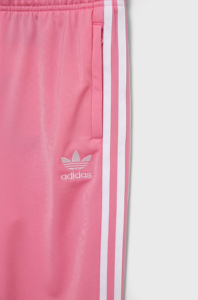 DÍVKA Dětské tepláky adidas Originals HK0329 růžová