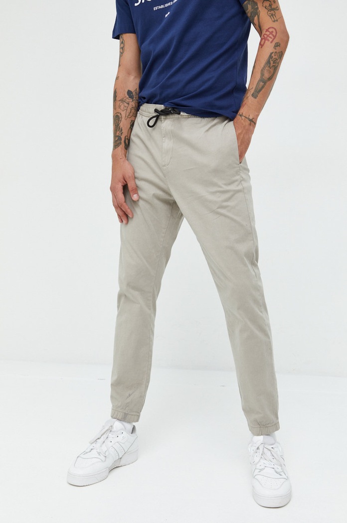 Tom Tailor spodnie z elastanem szary 1032859.11754