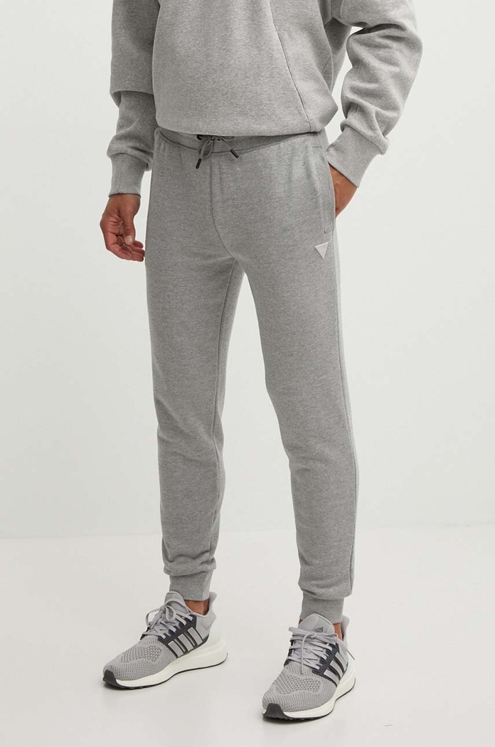 Guess pantaloni de trening ALDWIN uni gri Z2YB22.KAIJ1