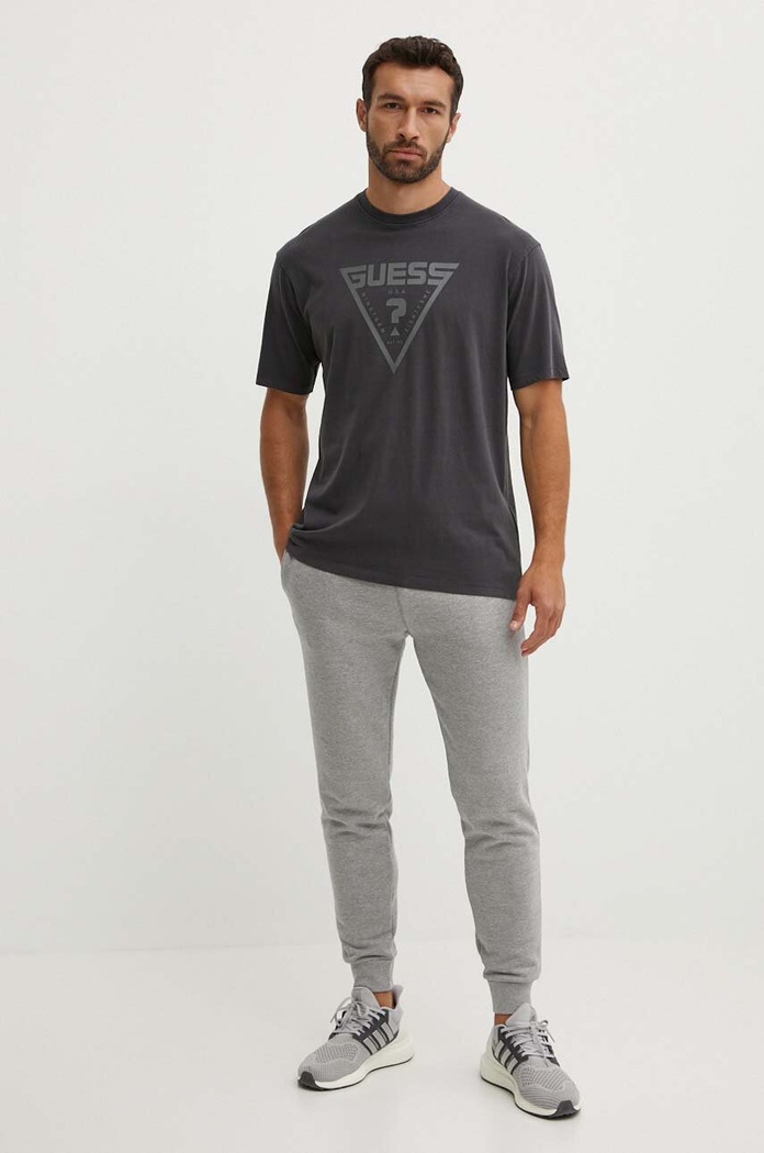 Guess pantaloni de trening ALDWIN Z2YB22.KAIJ1 gri SS26