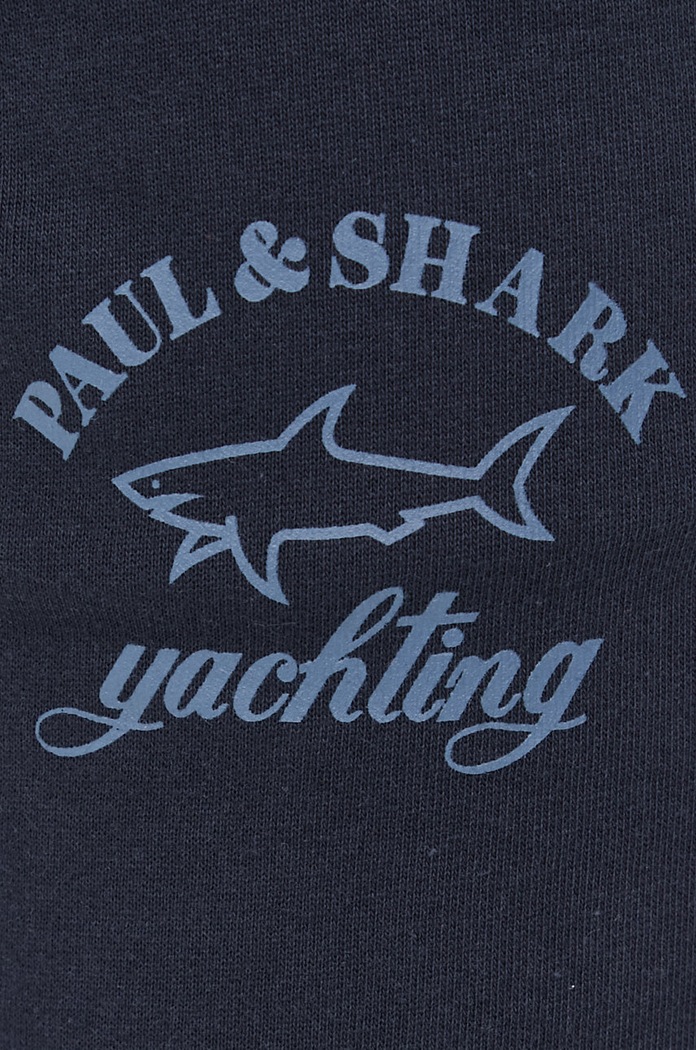Paul&Shark spodnie dresowe bawełniane granatowy C0P1024