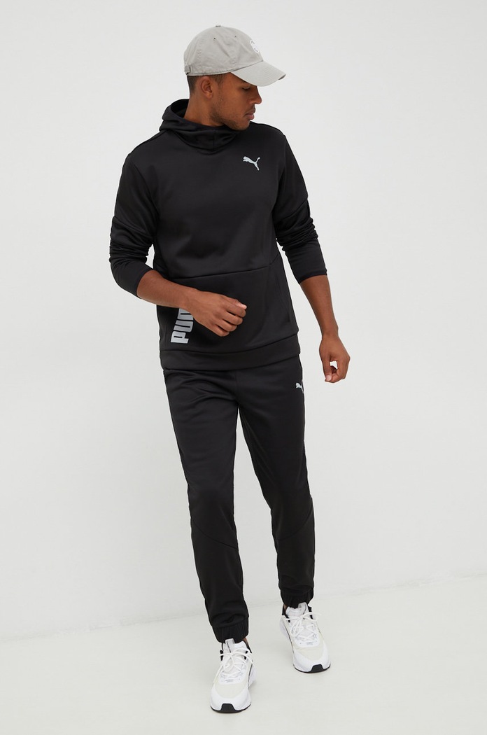 Puma spodnie dresowe Train All Day 522342 czarny AW22