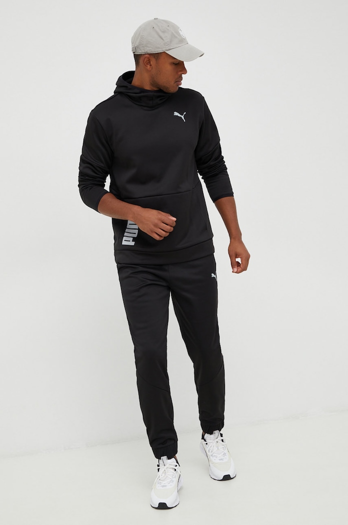 Puma spodnie dresowe Train All Day 522342 czarny AW22