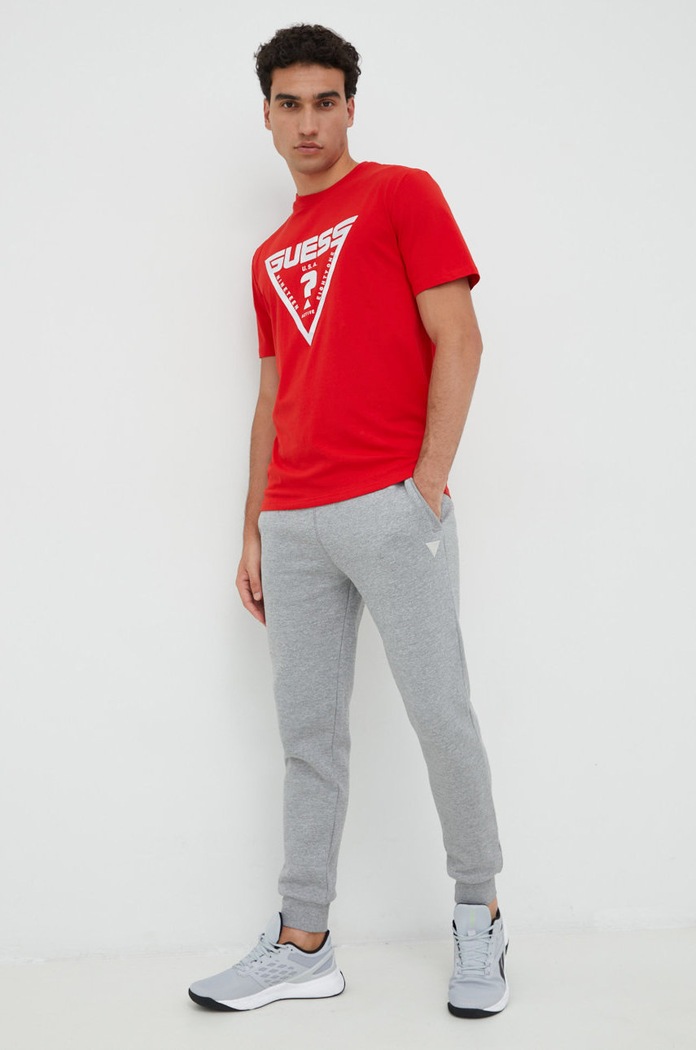 Tepláky Guess ALDWIN pletenina šedá Z2YB22.K9V31