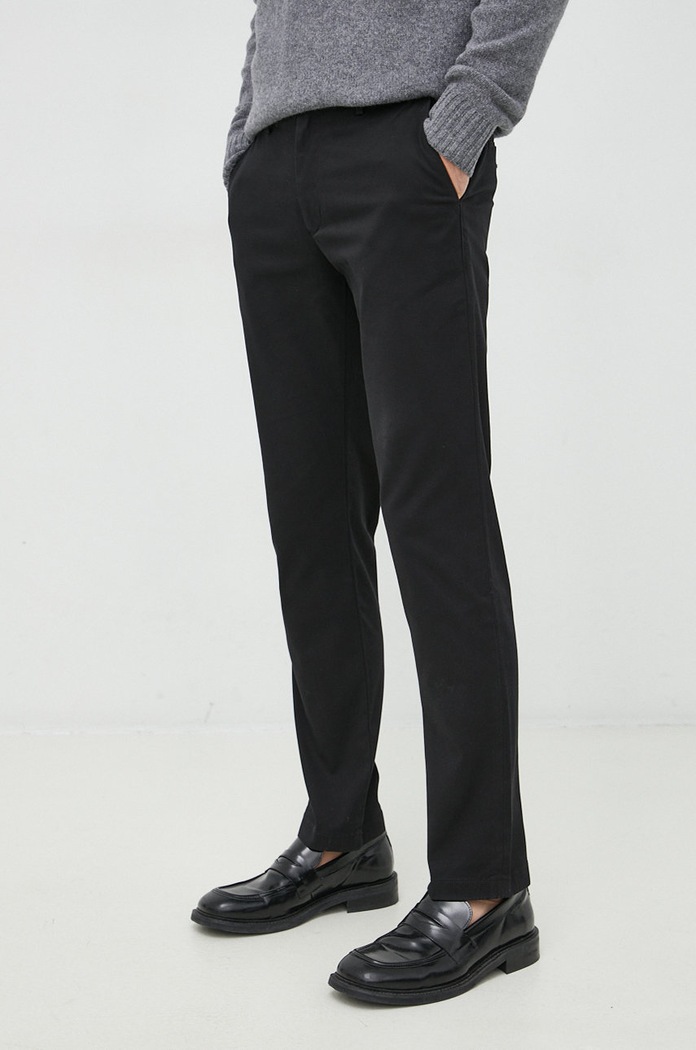 Nohavice Tommy Hilfiger chinos čierna MW0MW25964.9BYY