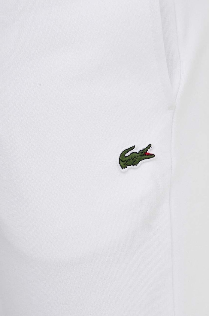 Lacoste tepláky pánské s bavlnou bílá XH9624