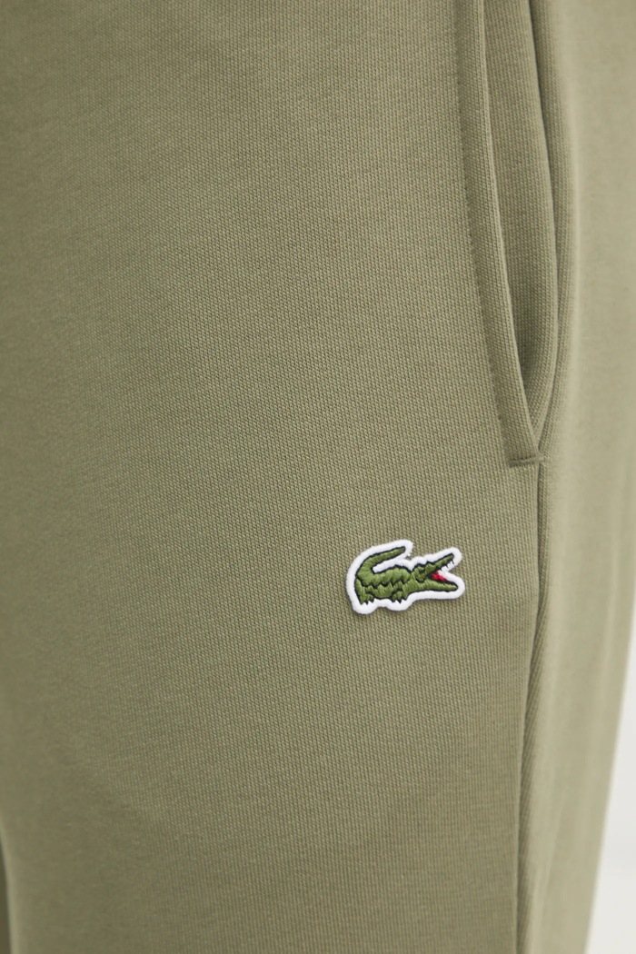 Lacoste спортен панталон мъжки с памук зелен XH9624
