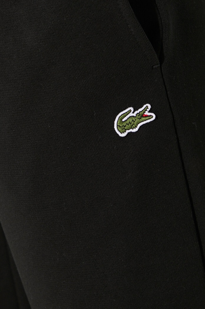 Lacoste tepláky s bavlnou pánské černá XH9624