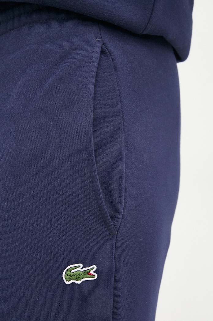 Lacoste spodnie dresowe męskie z bawełną granatowy XH9624