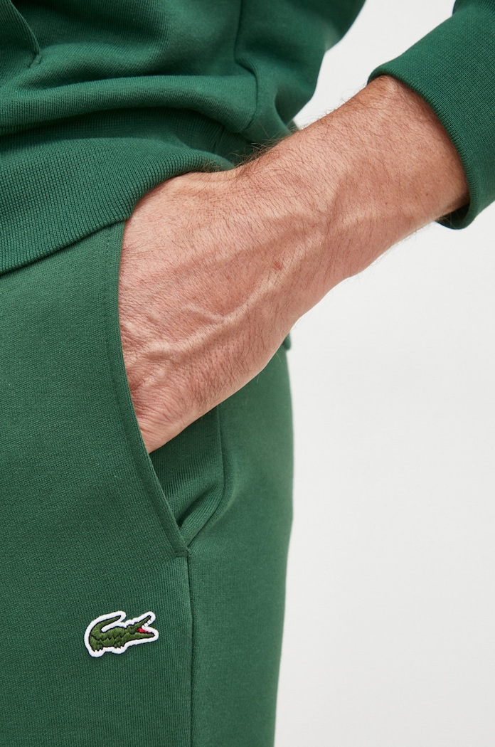 Lacoste παντελόνι επίσημο με βαμβάκι Ανδρικό πράσινο XH9624