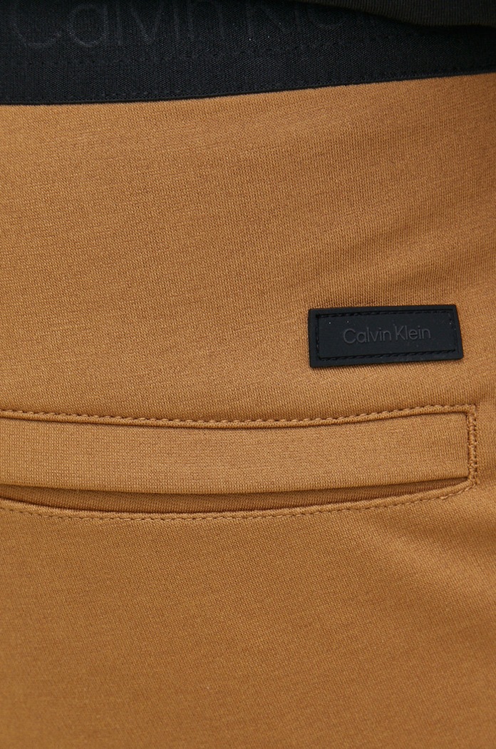 Calvin Klein spodnie brązowy K10K109913.9BYY
