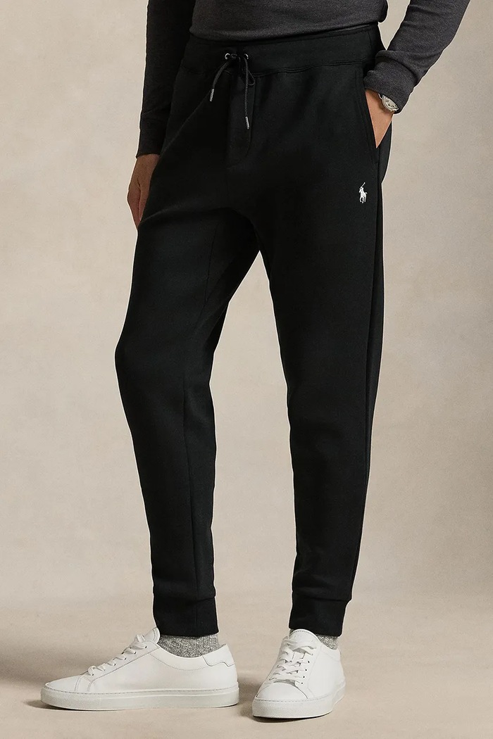 Polo Ralph Lauren pantaloni de trening tricotaj negru 710888283001