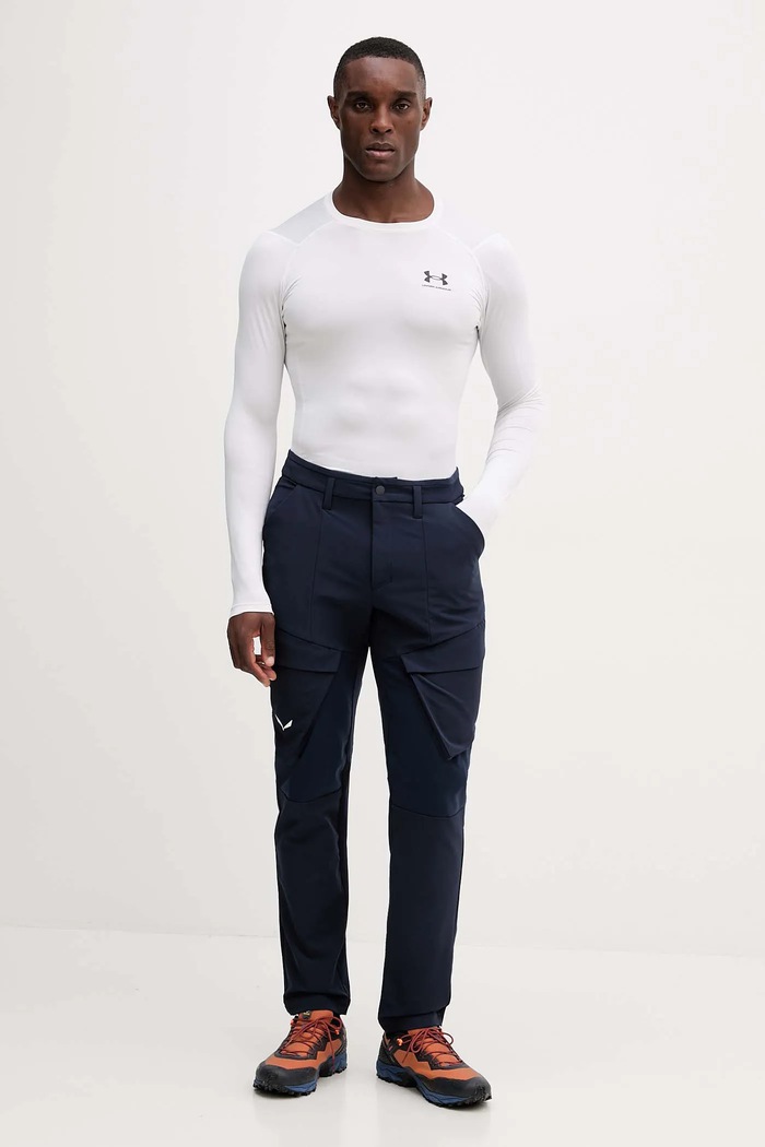 Salewa pantaloni de exterior Puez 00.0000028482 bleumarin AW25