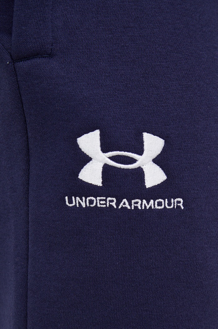 Under Armour спортен панталон мъжки с памук Essential Fleece тъмносин 1373882